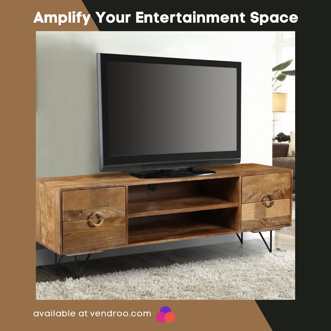 ShopVendroo's tweet photo. Shop this Mango Wood TV Cabinet and save 50%! Enjoy free US shipping on all furniture at https://t.co/8l9nvtrfHF. No minimums. No membership fees. Earn points when you shop. Buy now, pay later, or pay in interest-free installments. #ShopSmall and make a difference. #ShopVendroo https://t.co/u60p7vPcf4