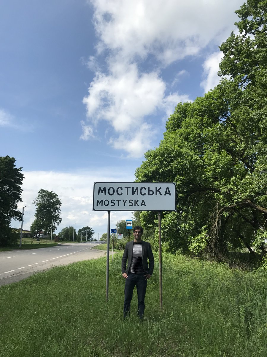 I had never heard of Mostyska, and I probably never would have done. A couple of years ago, while I was in Ukraine researching my Joseph Roth book, I took a day trip to the old shtetl, the first member of my family to return for a century. It was a profoundly moving experience.