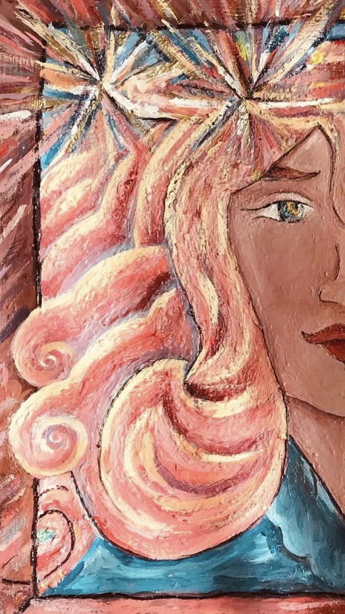 bootcampcase's tweet photo. #selfieportrait #acrylicpainting #artistsontwitter 15.5”x13.5”  (7.75” x13.5”  ea) Still in progress — final high/low contrasts. Art for cd promo album called “the Sinner &amp; the Saint” #cd #music #albumcover #jewelcaseart https://t.co/LAIoz7E5W6