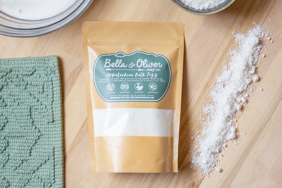BellaAndOliver's tweet photo. Baths are my favorite way to unwind and forget about the day. When I was younger I would get lost in a good book and soak for ages. I always reached for my mama's box of Calgon to "take me away". Our new bath fizz is inspired by those sweet memories. SHOP: https://t.co/hIMM9c6SrH https://t.co/woFin1LRV5