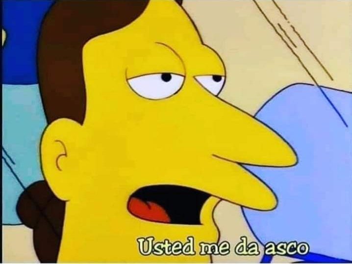 Cuando haces una referencia Simpson y no la entienden... 😤