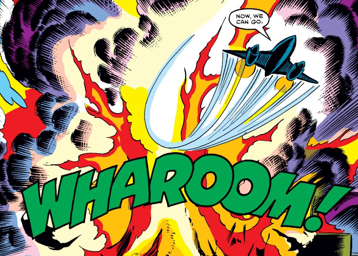 Corsair, by contrast, shows both leaders a type of callous decision making that Ororo a panel earlier muses is villainous, as he does whatever it takes to get the job done... in this instance, blowing up a series of tankers regardless of the collateral damage.