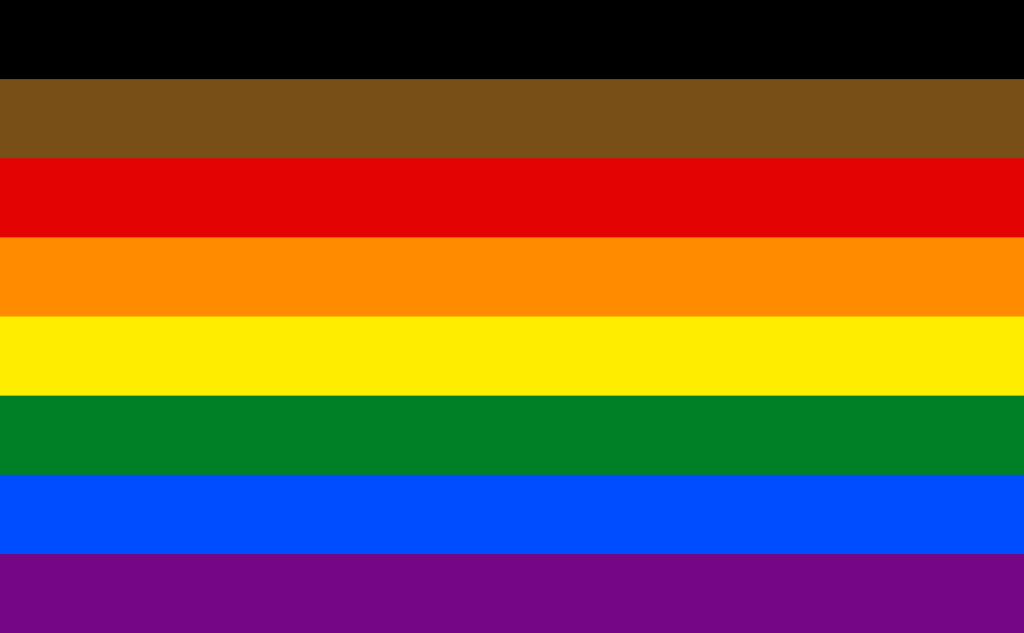 To this day, the rainbow flag continues to evolve. In 2017, the city of Philadelphia adopted a version of the six stripe rainbow to include black and brown stripes, to draw attention specifically to people of colour within the LGBT+ community.