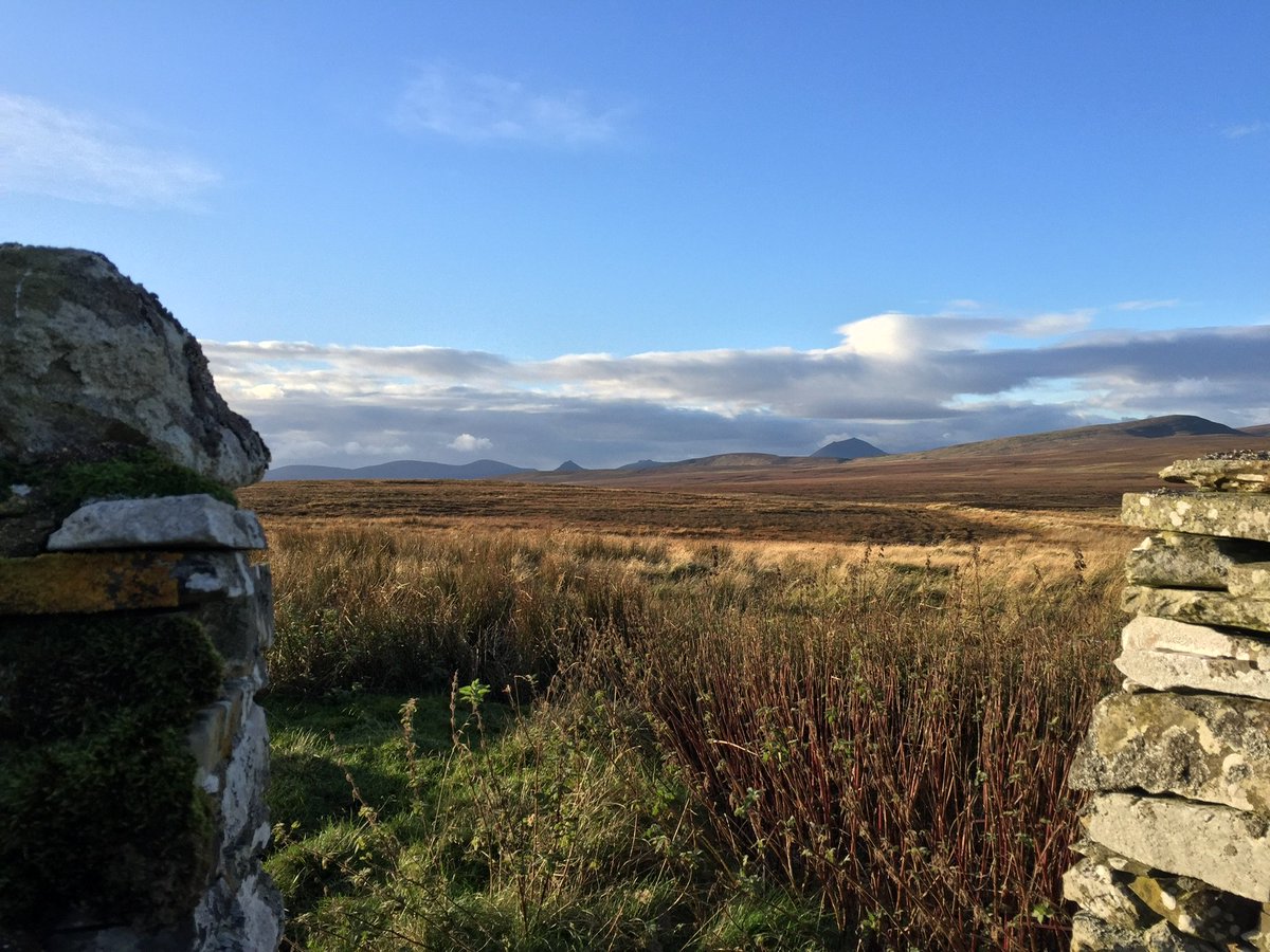 Benalisky on the hill through this gate. Hugh Mackay, Angus Mackay, John Reid, William Gunn, Neil Gunn cleared from a township with views over the vast Flow Country.