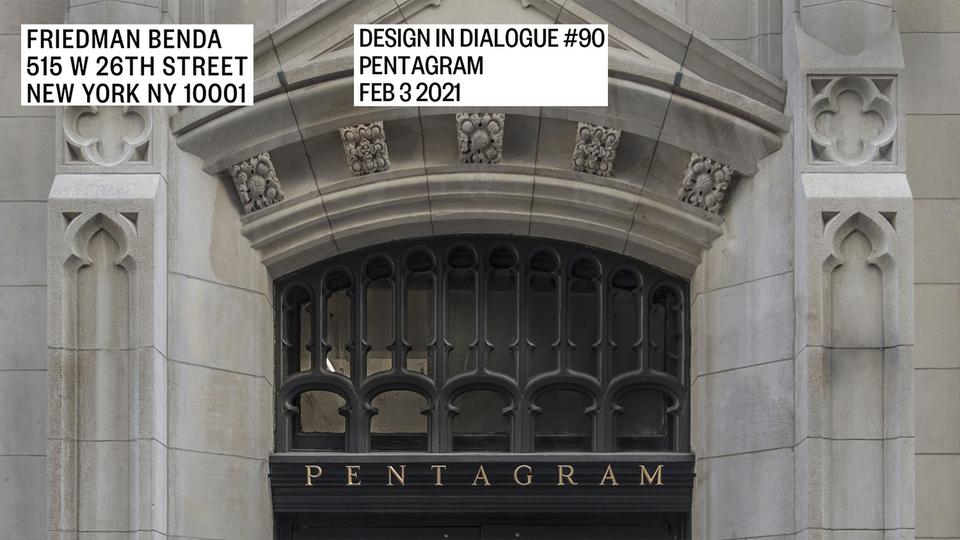 pentagram's tweet photo. Join #PaulaScher &amp; @michaelbierut for a virtual discussion with @GlennAdamson on “Design in Dialogue,” presented by #FriedmanBenda, this Wed Feb 3 at 11 am ET. Free &amp; open to the public, RSVP here: https://t.co/zOgHGOTmO4 https://t.co/nCr86MamzA
