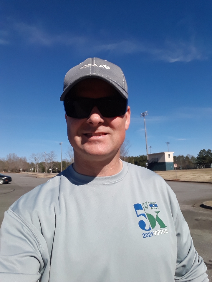 GeorgiaGCSA's tweet photo. Georgia GCSA Board Member @lmack_1 participating in the #HealthInAction5K presented in partnership with @SyngentaTurf . @GCSAA @theEIFG https://t.co/Ebq35KOgQA