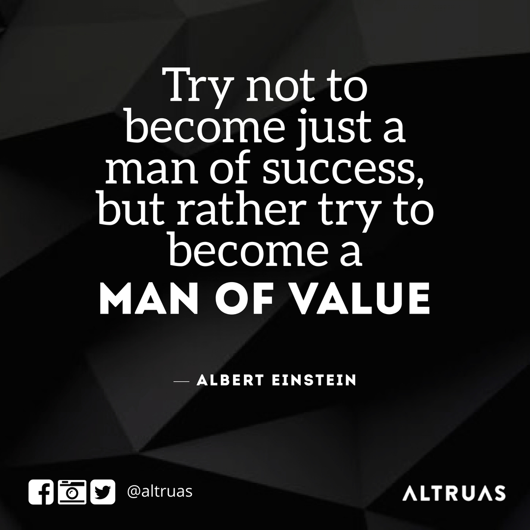 altruas's tweet photo. Become a man of value. #altruas #mondaymotivation https://t.co/qzVKclliQY