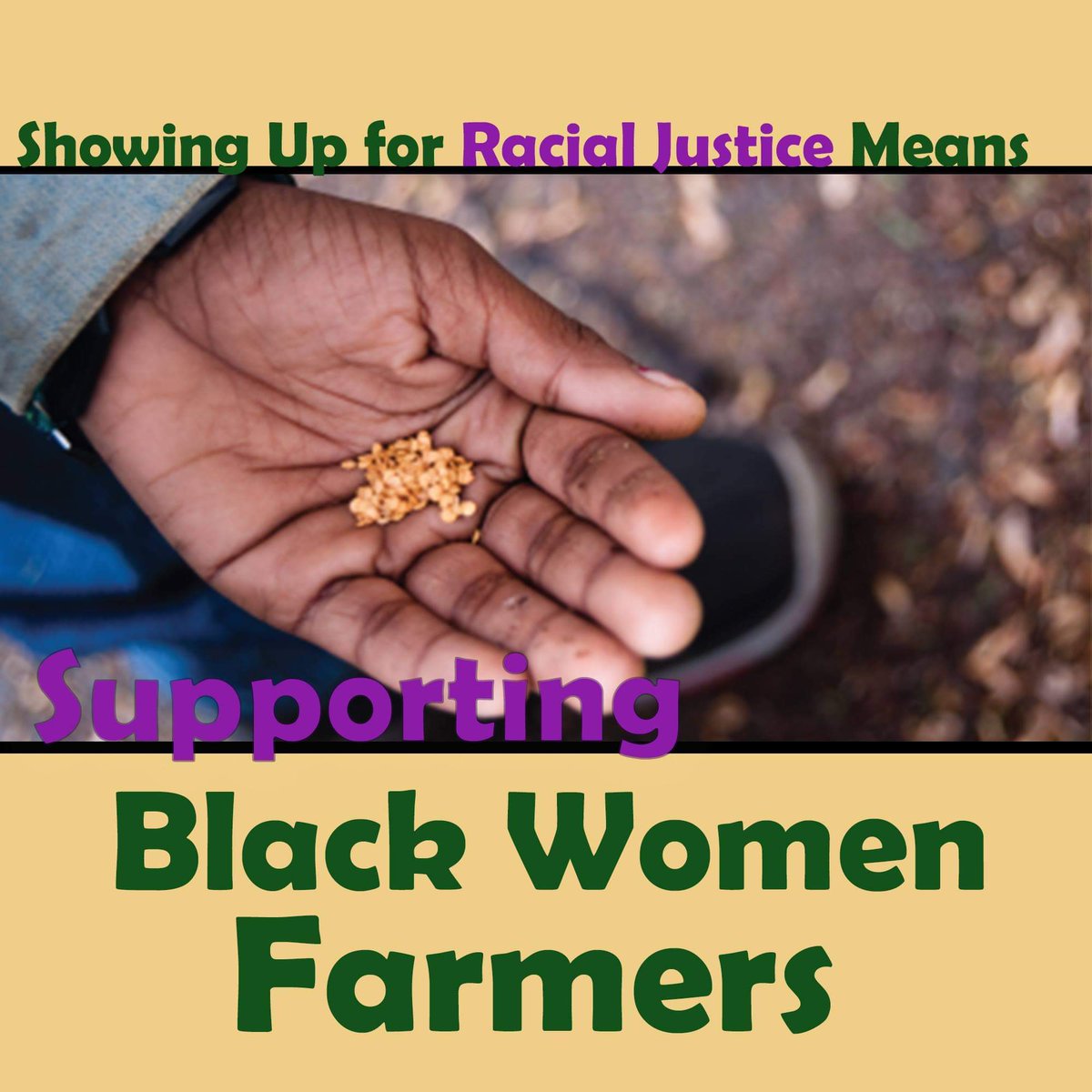 Bags are sustainably made, hand silk screened, developed as an ode to land stewards & cultivators. Bag is branded w/ Black Woman Agricultural Freedom Fund logo. Bag is a Hemp, Cotton & Recycled blend15.75” Wide x 14.5 TallOatmeal colourNatural resistance to mold/mildew(5)