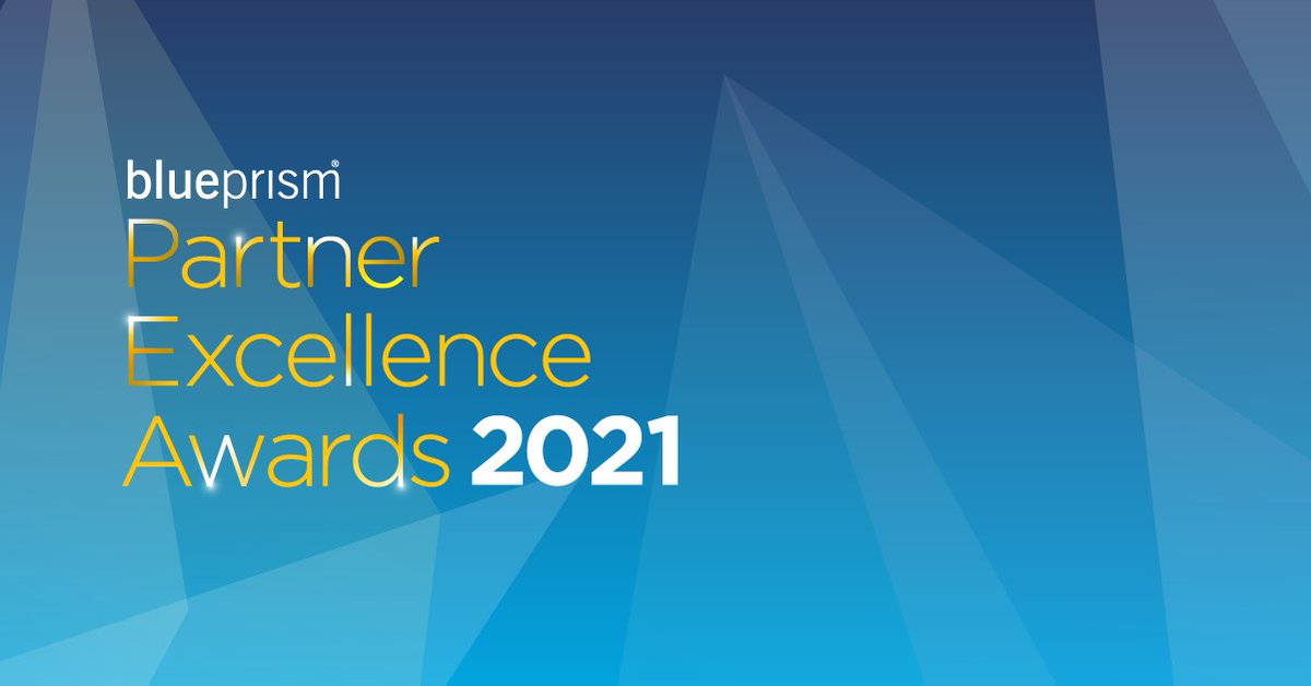 Blue Prism Partner Excellence Awards 2021 - Submissions are now open! It’s time to recognize the ground-breaking achievements in intelligent automation of our partner ecosystem. If you’re a Blue Prism partner interested in entering, click here 👉 ow.ly/1iuc50DnIRP