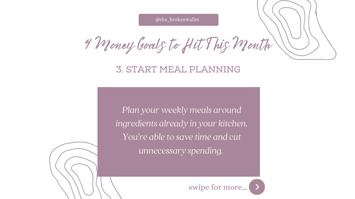 thebrokenwallet's tweet photo. It's a new month, meaning the perfect time to set new goals. Need a little inspiration? #moneymondays #personalfinance #moneygoals #mondaymotivation #financialgoals #newmonth #newmoney https://t.co/3ge1rtV0nS