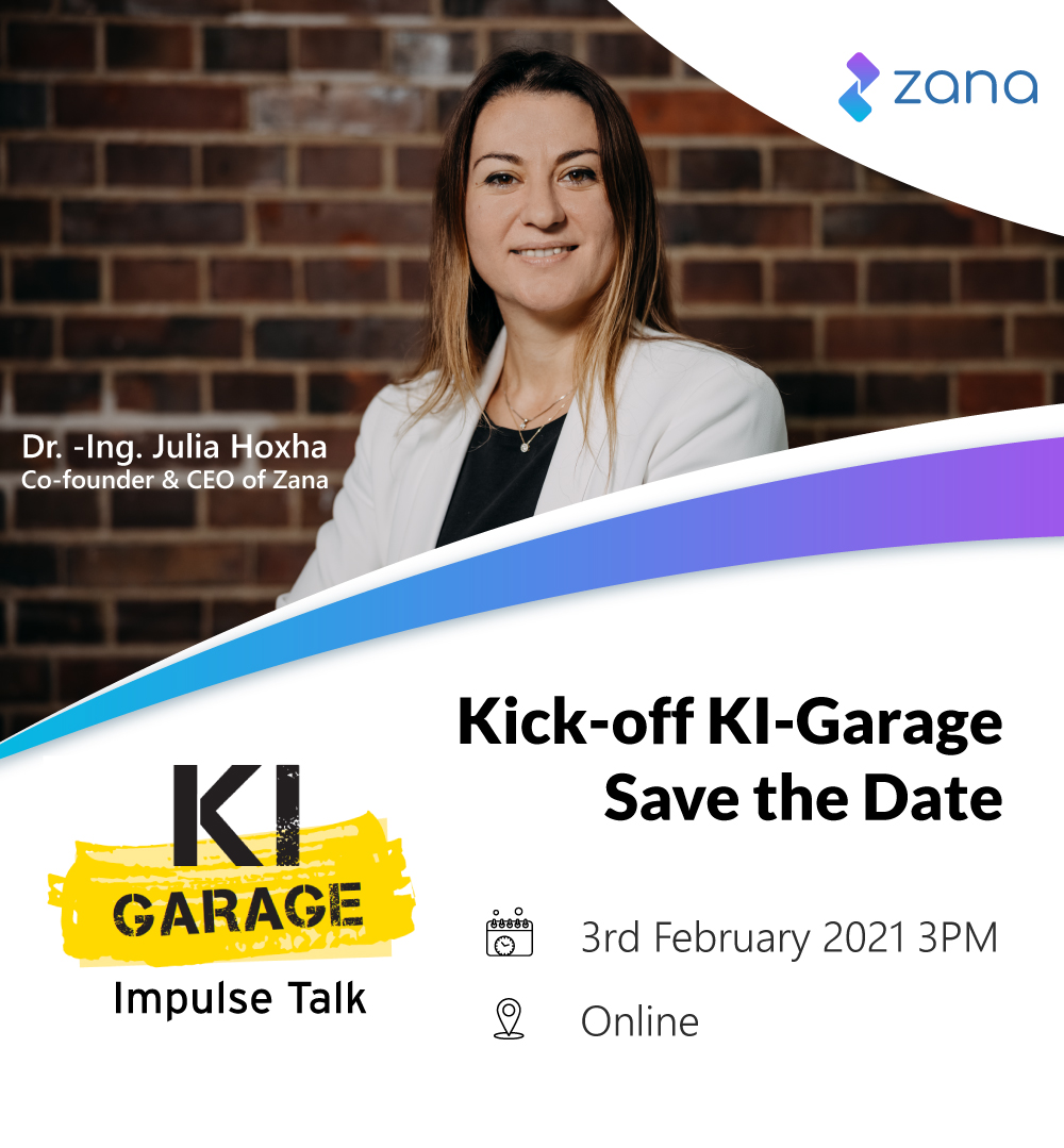Our cofounder and CEO, Dr. Julia Hoxha, is invited to give an impulse talk at the launch of "AI Garage" from Baden-Württemberg Stiftung.

Register here for this free event (held in German).
bwstiftung.de/de/formular-ki…

#artificialintelligence #datascience #research #ml #event