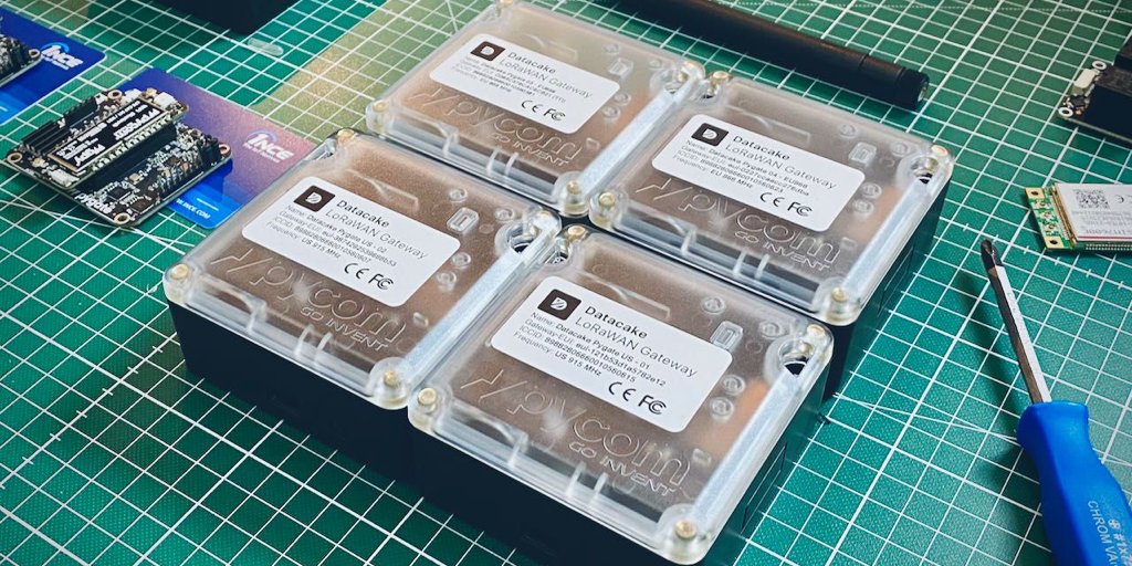 thethingsntwrk's tweet image. New in! Get your own #LoRaWAN #gateway based on @pycomIOT's #Pygate and #Gpy, featuring @1NCE_IoT's #SIM. You only need to power up the gateway and you're good to go! Thanks to @datacake and #TheThingsNetwork monitoring, you can see it on your workspace: ow.ly/4Ryy50DnP2H