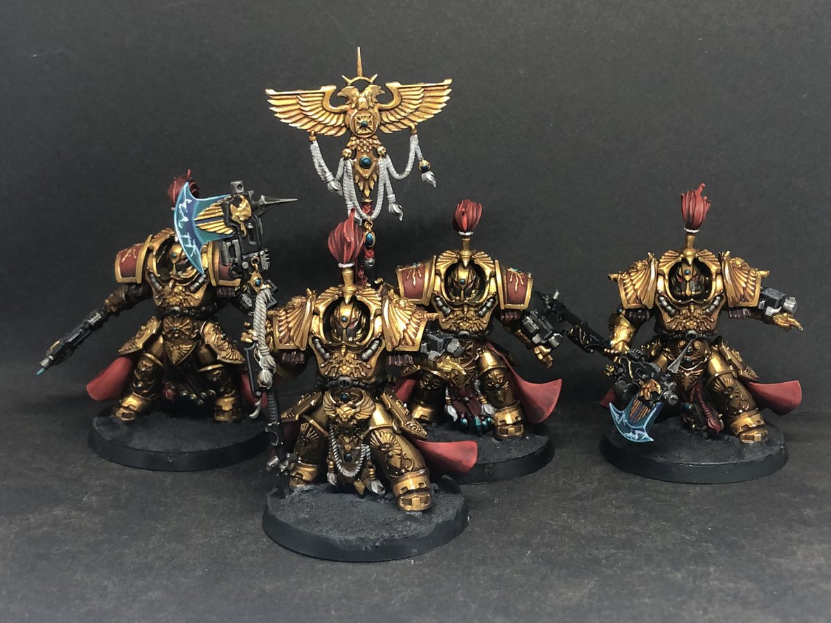 hunterofthedar2's tweet photo. My January output. 
#WarhammerCommunity #adeptuscustodes https://t.co/4sJRx4hVGQ