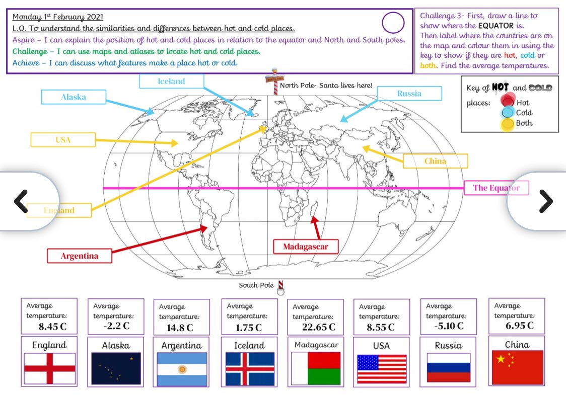 MrsBurkill's tweet image. SMASHING Geography using @Seesaw  for Home Learning 💪🏻. That use of vocabulary 👌🏻#homelearninguk @hcat_learning #hotandcoldplaces