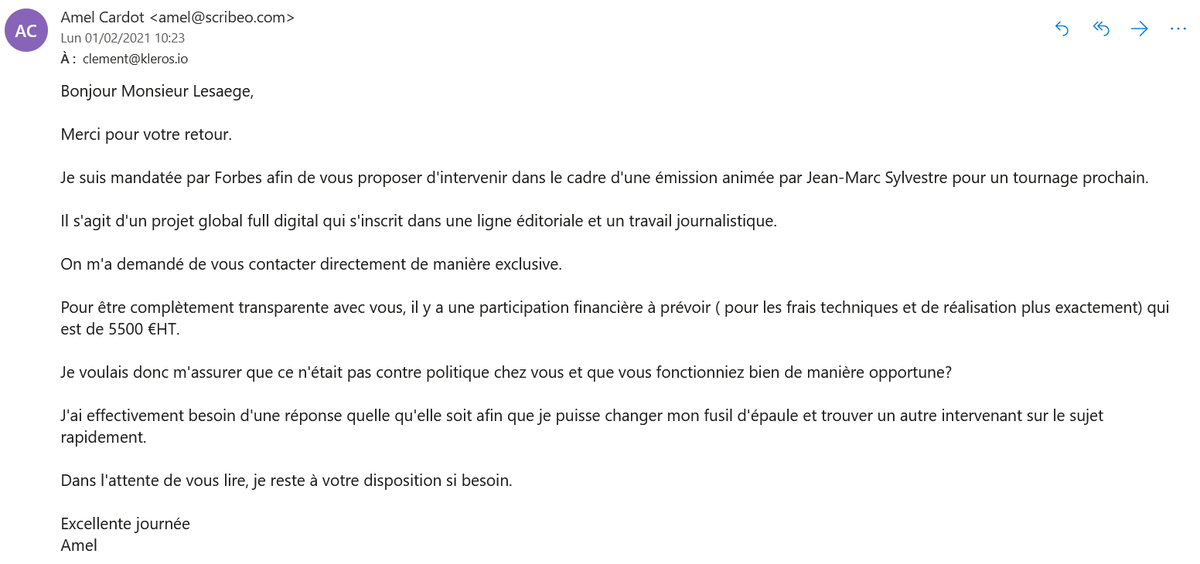 Clément Lesaege tweet media