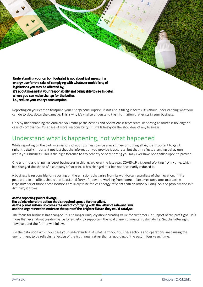 AyMaIoT's tweet photo. Confused about how to track your Carbon Footprint?
Confused about requirements for the Governments ESOS Reporting?

Read our blog to see how we can remove these pain points simply and effectively by using IoT and our Ipsum platform # #data #carbonemission #carbonneutrality #esos https://t.co/P43DHy499x