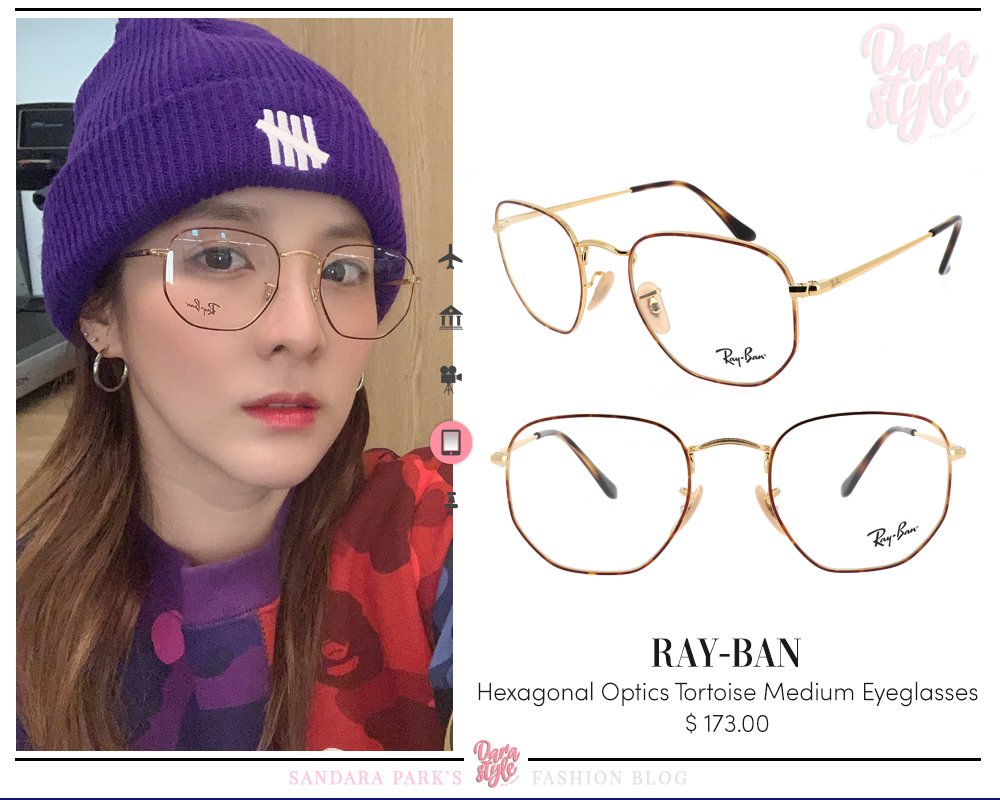 ray ban hexagonal optical