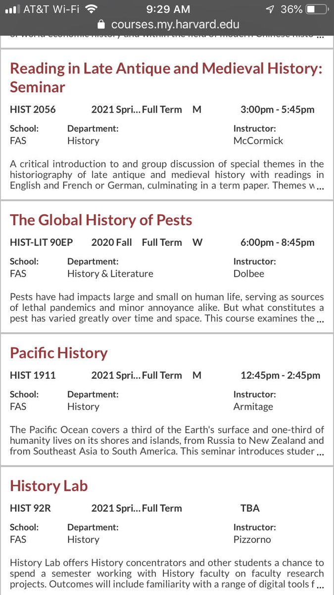 So I tried to find a history of pets. All I could find was this history of pests...the pets in history class is not being offered (and wasn’t from the history department in the first place) 7/