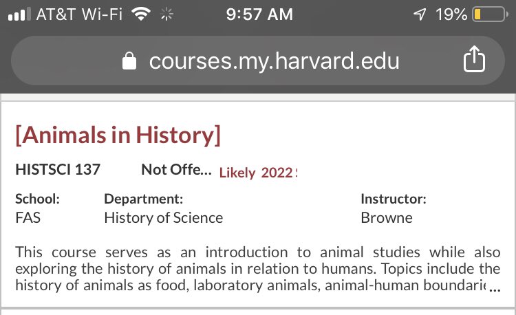 So I tried to find a history of pets. All I could find was this history of pests...the pets in history class is not being offered (and wasn’t from the history department in the first place) 7/