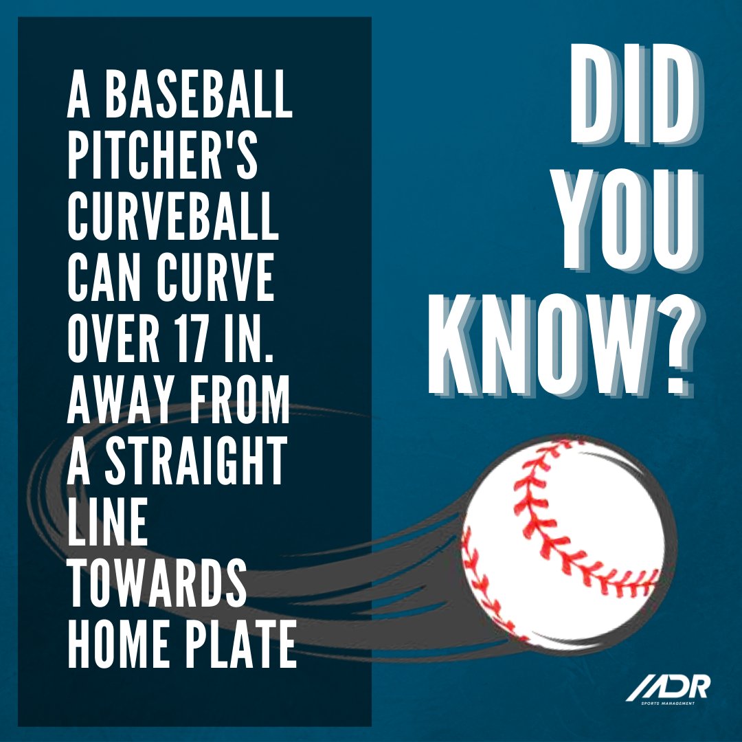 MDRSportsMgmt's tweet image. Here is a fun baseball fact!
#funbaseballfacts #didyouknow #baseball #funfacts