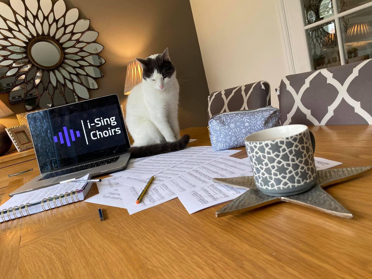 ISingchoirs's tweet photo. Due to being in another lockdown, I have been forced to find innovative ways to try out i-Sing Choirโs latest arrangements. Here are the new recruits......Bella on Soprano and Mythos on Bass! Now to find some altos?! ๐ค๐ต๐ #catchoir #worcestershire #isingchoirs https://t.co/0kuB94oLNX