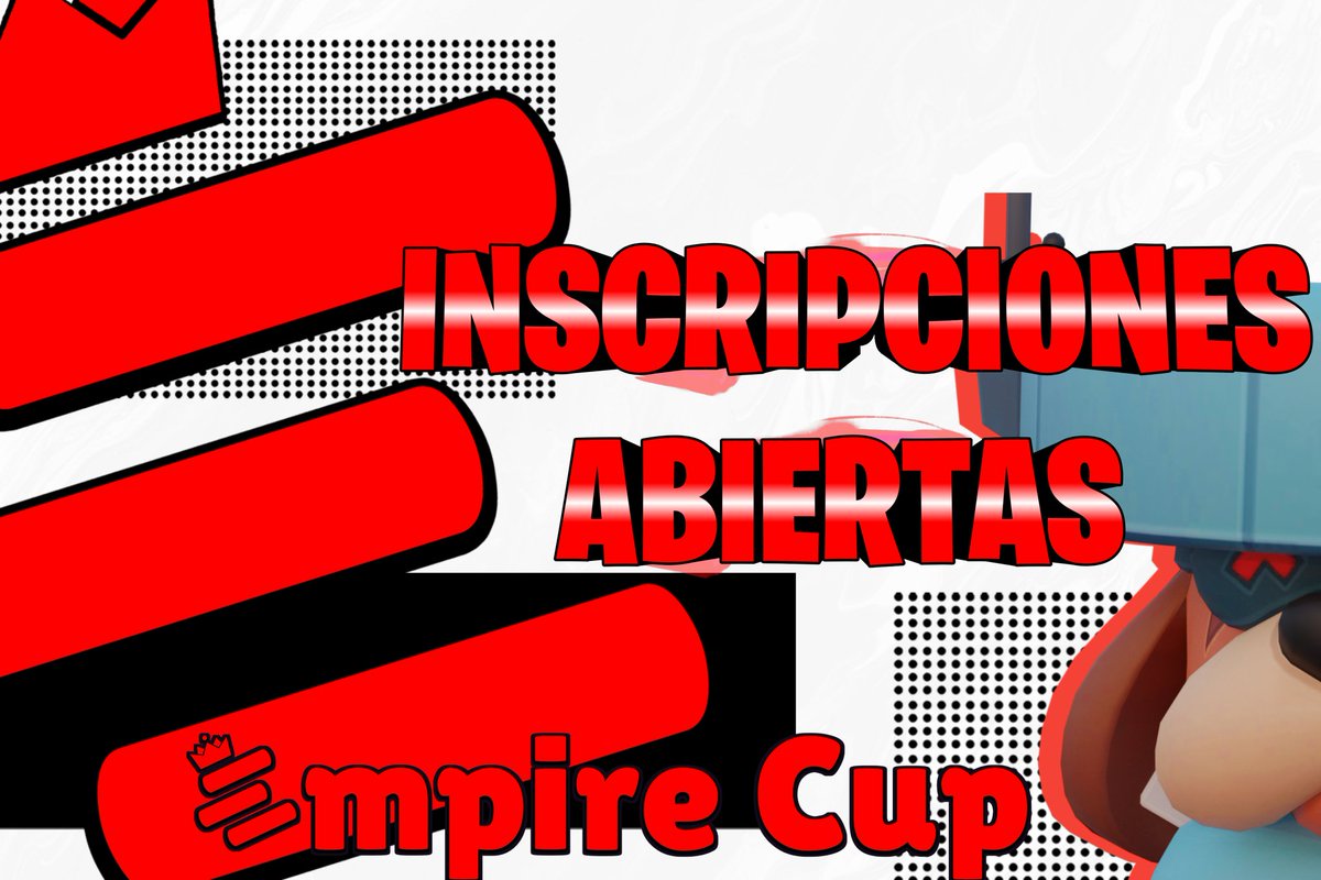 #BS  #NA
👑ABRIMOS INSCRIPCIONES 👑
Para la tercera edición de la Empire Cup NA 👑 Min 16 equipos expandible a 32👑
Requisitos
Seguir a
<a href="/cup_empire/">Empire Cup Oficial #JuegaEnCasa🏠</a> 
<a href="/LOT_89/">Legends Of Thunder</a> 
<a href="/FCORA8/">F-CORA</a>
Dar RT🔃 Fav ❤️
Pedir 3 RT por Equipo
Pruebas a MD