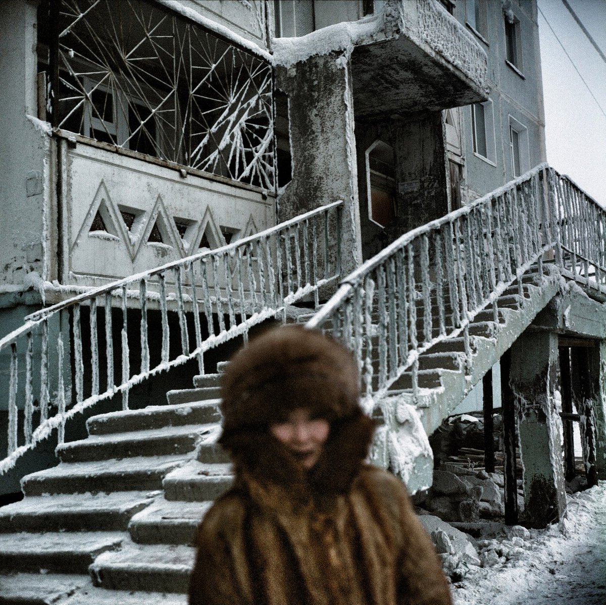 Yakutsk inhabitants love to visit one another just for few minutes, as photographer Steeve Iuncker noted: 'They would come in, take off their first layer, drink hot tea, and have a toast with jam before bundling up again and stepping outside ...