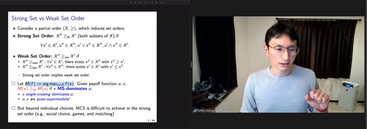 ZEW's tweet photo. Die Theorie der schwachen monotonen komparativen Statik: Was sind die Voraussetzungen dafür? @fkojima79 @CollegeTokyo im #VirtualMarketDesign-Seminar @VMDSeminar @KITKarlsruhe, @UniBonn, @UniCologne, @AssasParis2 & #ZEW
https://t.co/1WtDaOrlm7
#Marktdesign https://t.co/wGLX2rtUST