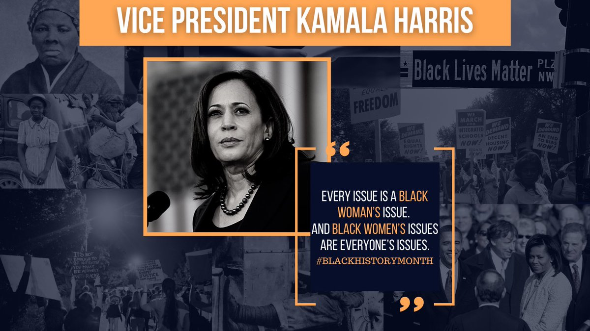 For #BlackHistoryMonth, my office will be highlighting Black icons & trailblazers from the Bay Area. Today, we're starting with our very own @VP: the 1st woman, 1st Black American, & 1st South Asian American to ever hold the office. Thanks to her, we know she won't be the last.