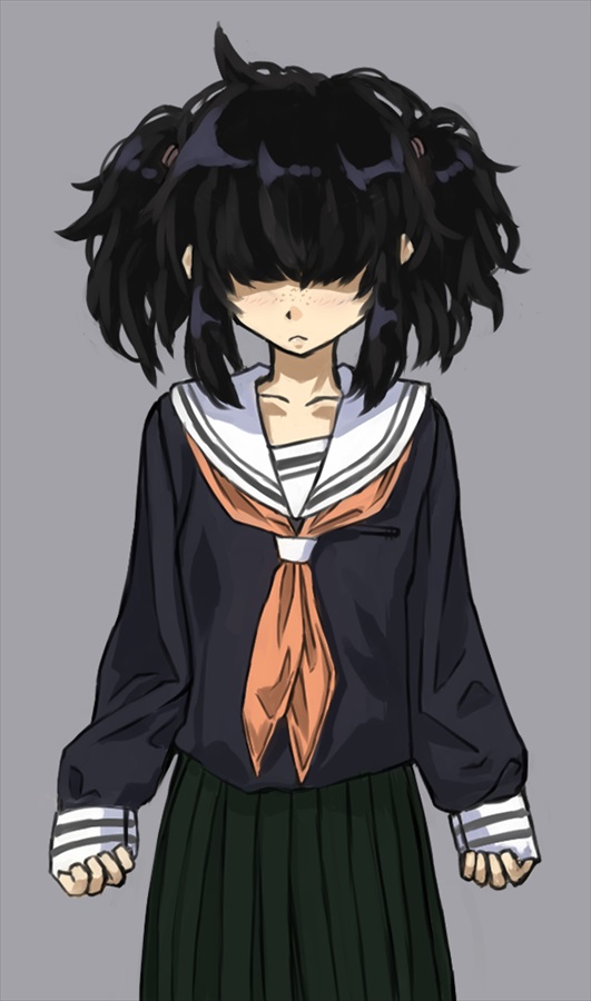 ちなみに髪留め外れるとこうなる 鬼虫兵庫 Hyogo Onimushiのイラスト ちなみに髪留め外れるとこうなる 鬼虫兵庫 Hyogo Onimushiのイラスト