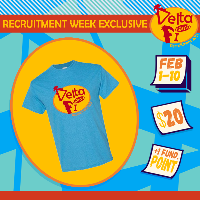 👕Fundraising Point👕
Order your exclusive Recruitment Week 2021 T-Shirt here!
tinyurl.com/y28u3x7z