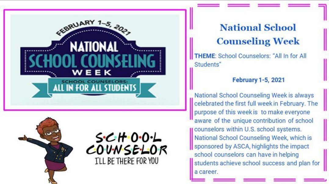 It's National School Counseling Week! I'm so grateful for all of the amazing school counselors who are "All In For Students". You make a world of difference! ❤ <a href="/GscsCounselors/">GSCS Counselors</a>