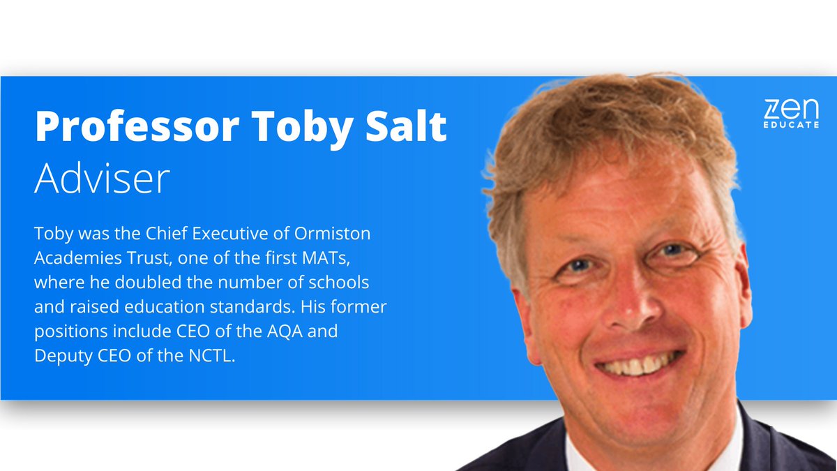 ZenEducate's tweet photo. Meet Toby (@TobyProfessor), Zen Adviser and host of our free webinar on #CatchUpFunding.

On Wednesday, our panel will discuss how this additional funding can effectively address the needs of young people.

Sign up: https://t.co/fTZu40fzJX

#CatchUpPremium #SchoolClosures https://t.co/ef9SKkto1p