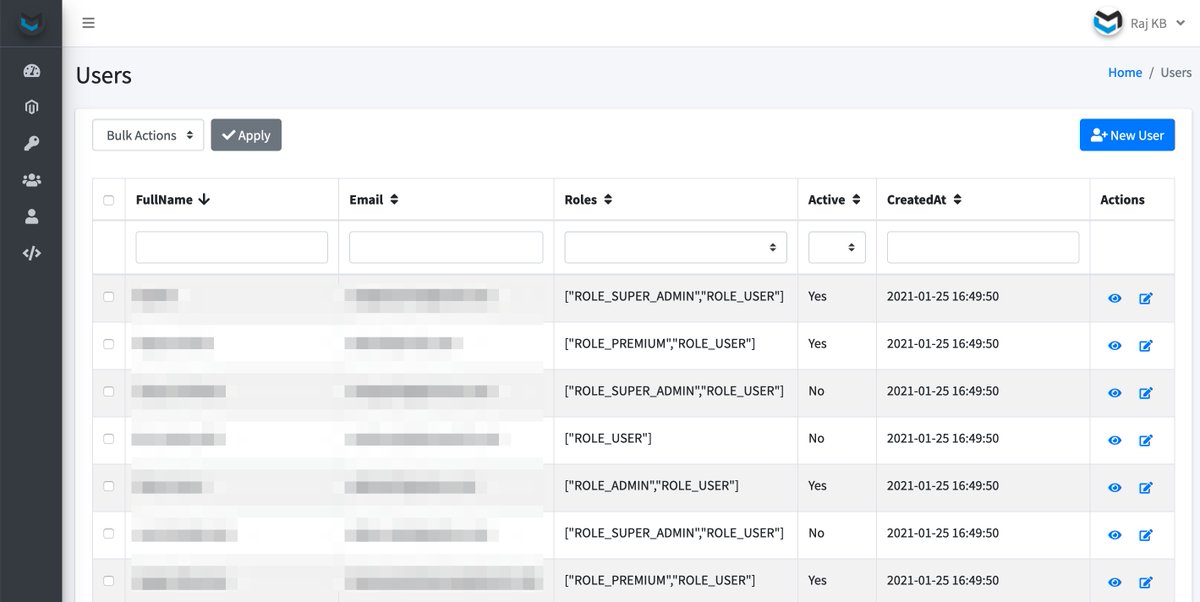 rajkbnp's tweet photo. 📢Working on my own #adminlte #bootstrap based admin panel/template for @symfony
*though #EasyAdmin & #SonataAdmin has its own use-cases*
#php #symfony #bootstrap #admin #javascript #100DaysOfCode #DEVCommunity #linux https://t.co/1TJQ5Ik3gS