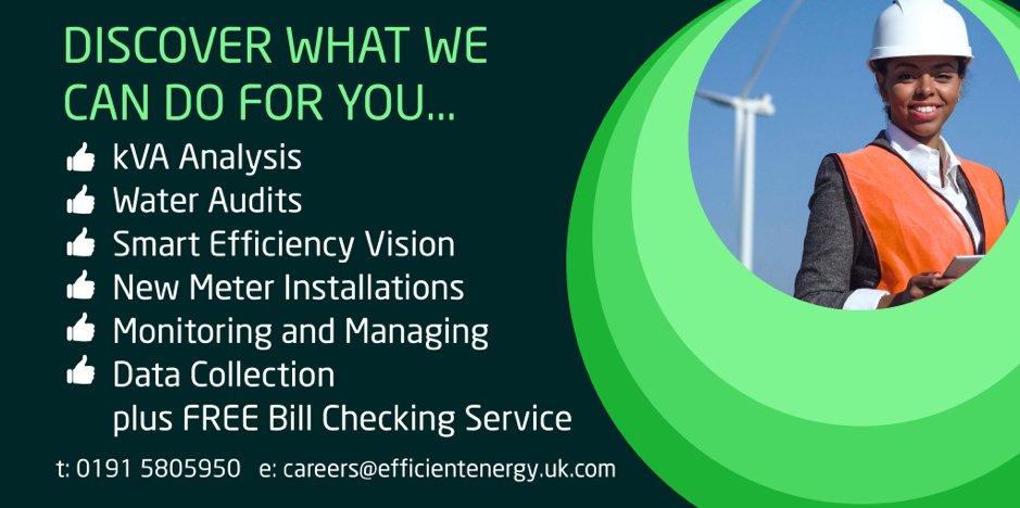 EEC_Solutions's tweet photo. Discover how we can help your business take the stress out of energy management and help you save time, effort and money. Learn more about our services here: https://t.co/LxDzyJPvm8

#energymanagement #energysavings #EnergyEfficiency https://t.co/0pRY1TNkO7