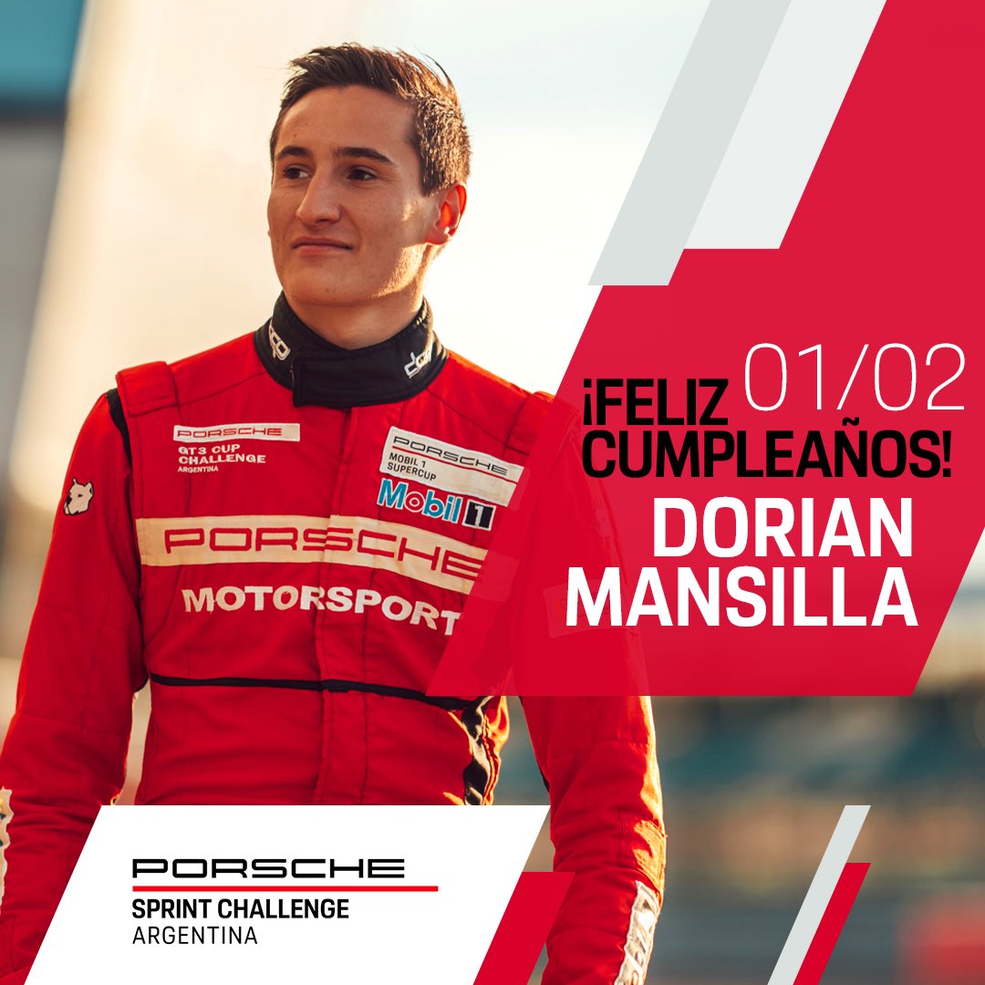 Hoy cumple años <a href="/dorianmansilla0/">Dorian</a>, uno de los instructores de Porsche Sprint Challenge Argentina 🎊🎉
¡Que tengas un excelente día Dorian!