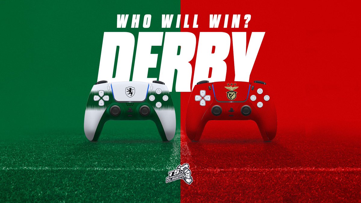 TSWarriorPlayer's tweet photo. It's Derby Time โผ๏ธ Who will win the most expected game of the monthโ๏ธ Sporting or Benfica?๐ข๐ด
โข
#TSWarriorPlayer #ControlYourGame #GiftIdeas #Geeky #Gamers #PS5CustomController #PS5Pro #BuildYourOwnController #PS5Gaming #Gaming #SportingClubedePortugal #SportLisboaeBenfica https://t.co/lUtb50rsTp