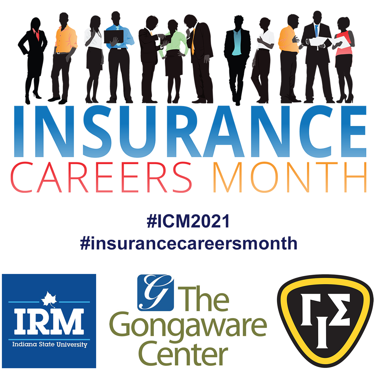 February is Insurance Careers Month and all this month industry leaders will be sharing what makes it so special. Look for #InsuranceCareersMonth and #ICM2021

indstate.edu/business/IRM

#ISUIRM #IndStateIRM #ScottCollegeIRM #GISAlphaEpsilon #Gongaware