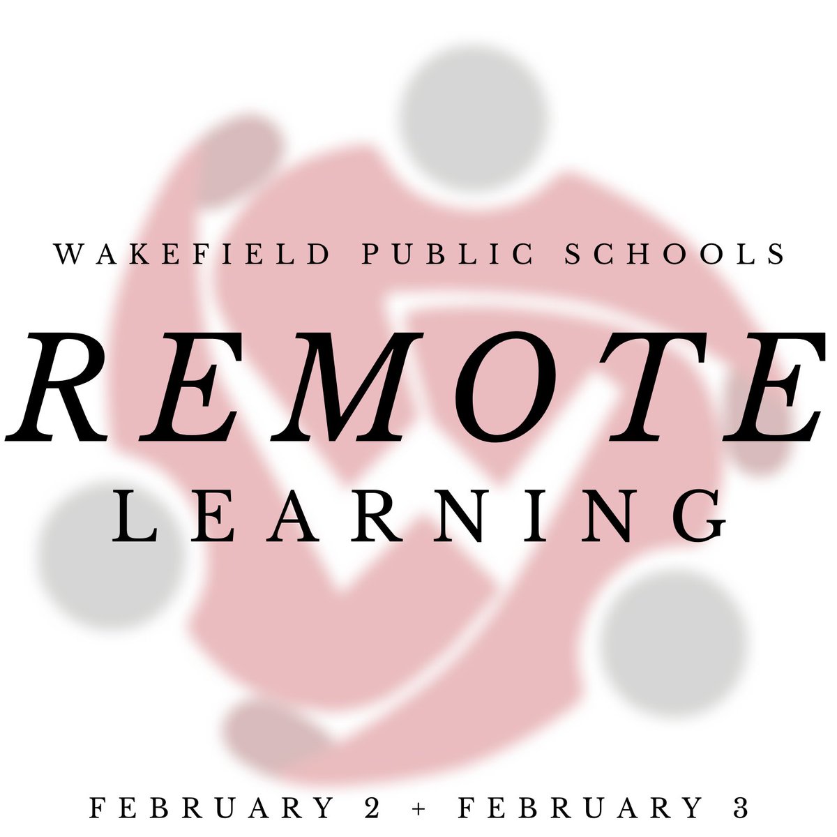 wakefieldps1's tweet photo. Due to the impending winter storm, all buildings in the Wakefield Public School district will be closed on February 2nd and 3rd. https://t.co/VMMnGlbDes