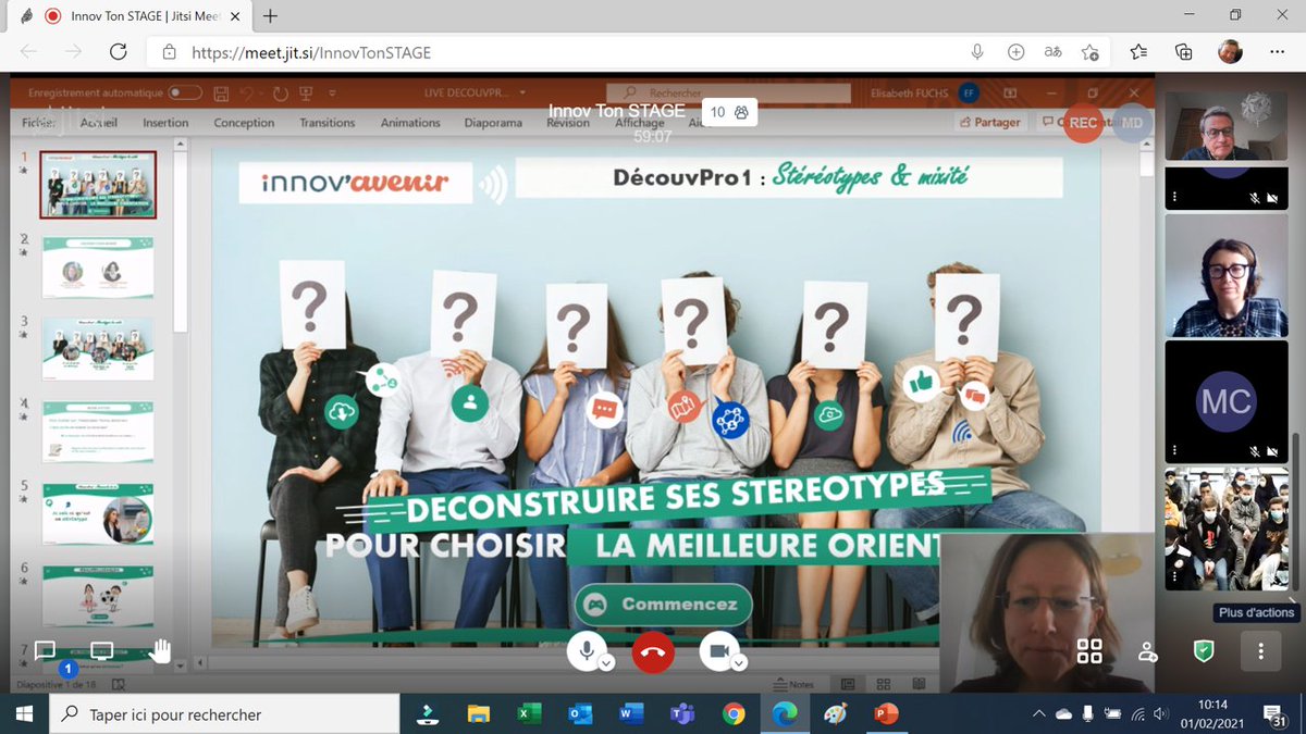 InnovAvenir (@innovavenir) on Twitter photo + de 50 participants aux Sessions live #DécouvPro1 #Stéréotypes & #mixité d'𝗜𝗻𝗻𝗼𝘃' 𝗧𝗼𝗻 𝗦𝘁𝗮𝗴𝗲, la solution #digitale #stage de 3ème animée par @LepC_PACA @LaurenceMarino
Collèges Les Balmettes #Annecy
Nelson Mandela #Floirac
Edgard Quinet #Marseille
<a href="/CollegeEllul/">Collège Jacques Ellul</a> + de 50 participants aux Sessions live #DécouvPro1 #Stéréotypes & #mixité d'𝗜𝗻𝗻𝗼𝘃' 𝗧𝗼𝗻 𝗦𝘁𝗮𝗴𝗲, la solution #digitale #stage de 3ème animée par @LepC_PACA @LaurenceMarino
Collèges Les Balmettes #Annecy
Nelson Mandela #Floirac
Edgard Quinet #Marseille
<a href="/CollegeEllul/">Collège Jacques Ellul</a>