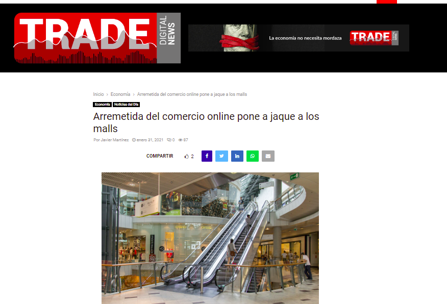DuranObal's tweet photo. ▶️ Los malls podría dejar de existir y si sobreviven lo harán para tener una mínima cantidad de productos que se necesiten.🔴 Aunque luego de la pandemia 😷 debería bajar un poco la venta online.  Te invito a leer mi opinión en @Newscl, detalles acá ▶️https://t.co/n6GJSBpJtC https://t.co/yb5vJwOfkx