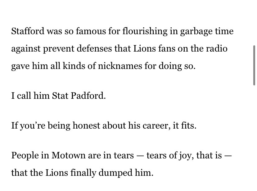 This is some PEAK Fire Joe Morgan column writing.