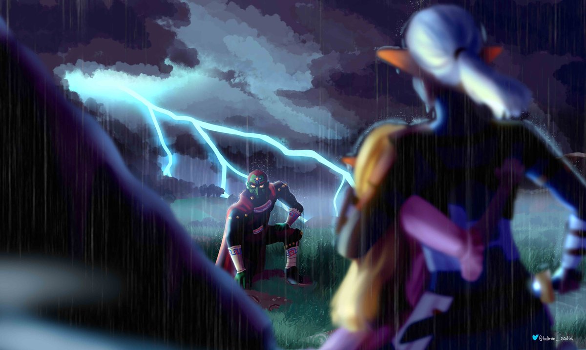 TheHonorablePr1's tweet photo. "Impa slipped her right hand down to the hilt of her katana, and with her left, covered the princess' mouth and nose.
She would not allow Zelda to be taken. If necessary, she would leap from the horse and command it to run."
#ocarinaoftime #lozfanfic #breakingoftime #Zelda https://t.co/3irSc7pYP7
