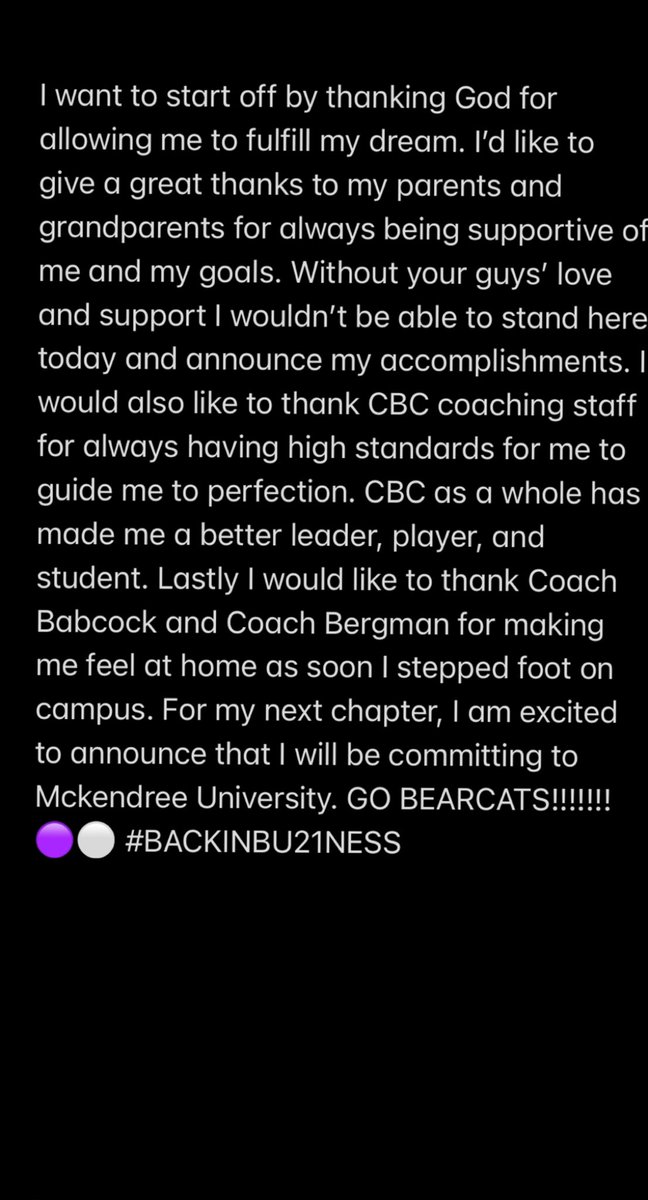 ArthurMcalpine's tweet photo. 110% Committed!!💜🤍 @Coach_Bergman @MikeBabcock44 @JPRockMO @CBCFootball @GSV_STL https://t.co/FNf9Rerojd