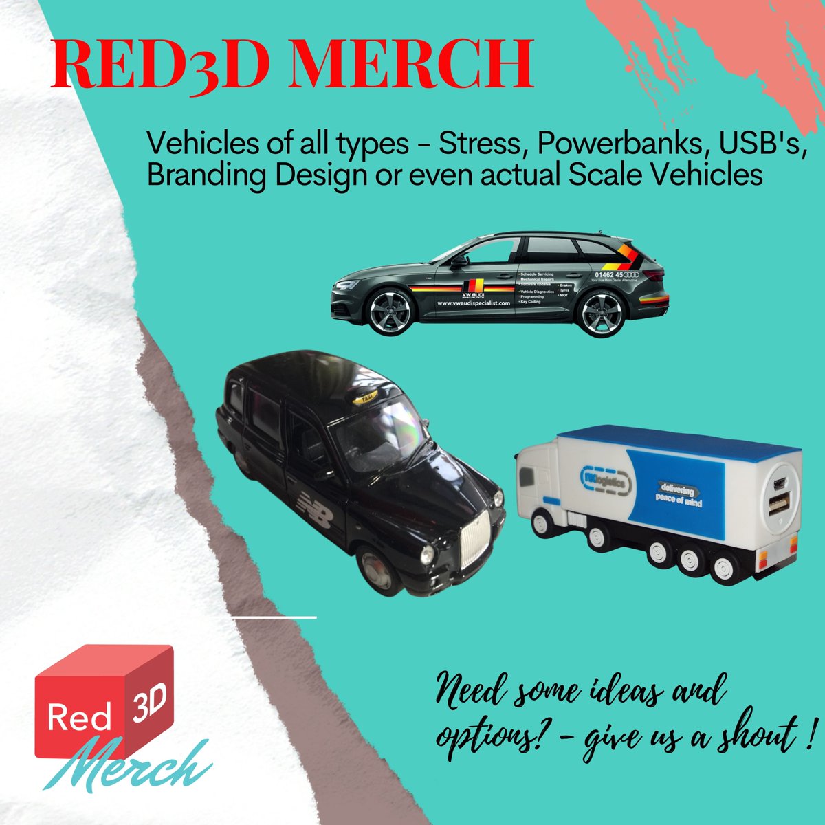 Red3DLtd's tweet photo. Vans and lorries are a great way to advertise your companies services. How about following each new order up with a stress vehicle or maybe an actual mini model, a powerbank of USB shaped to match your company fleet.
#promomerch
#vehicles
#Stresstoys
#PowerBank  
#usb https://t.co/WJ2LgqmKw3