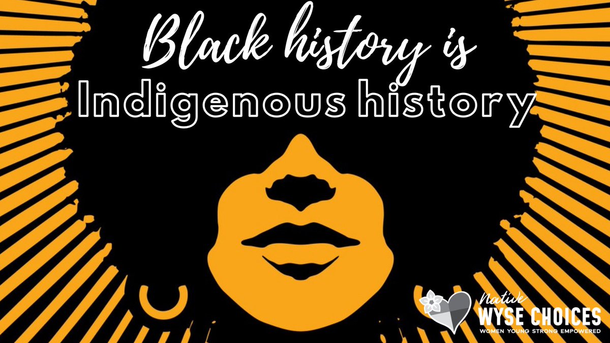 It's Black History Month💕Black history and Indigenous history are intertwined by our Afro-Indigenous relatives and shared experiences of oppression and theft in this country. We will celebrate the beauty and depth of Black and Indigenous culture every day. Who’s with us?🤜🏿🤛🏽