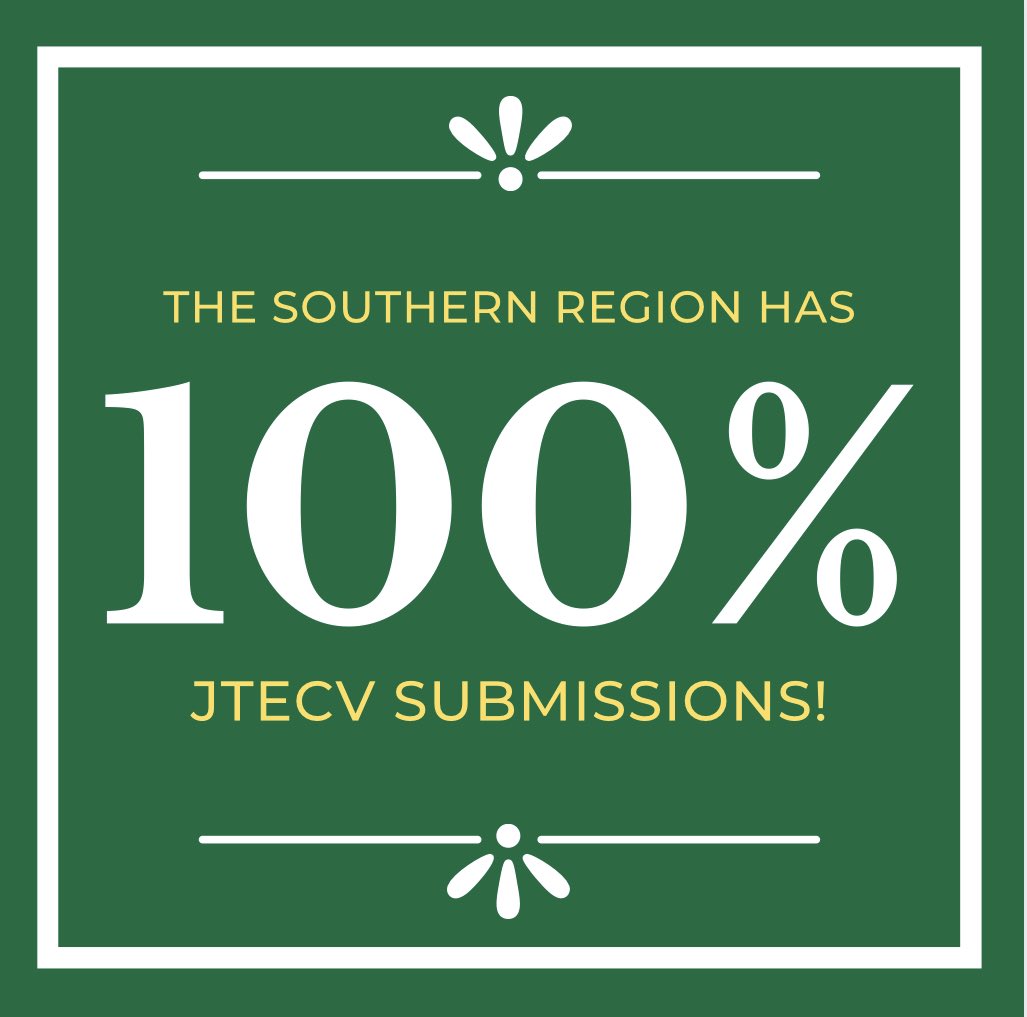 Good job to all those who filled out JTECVs!