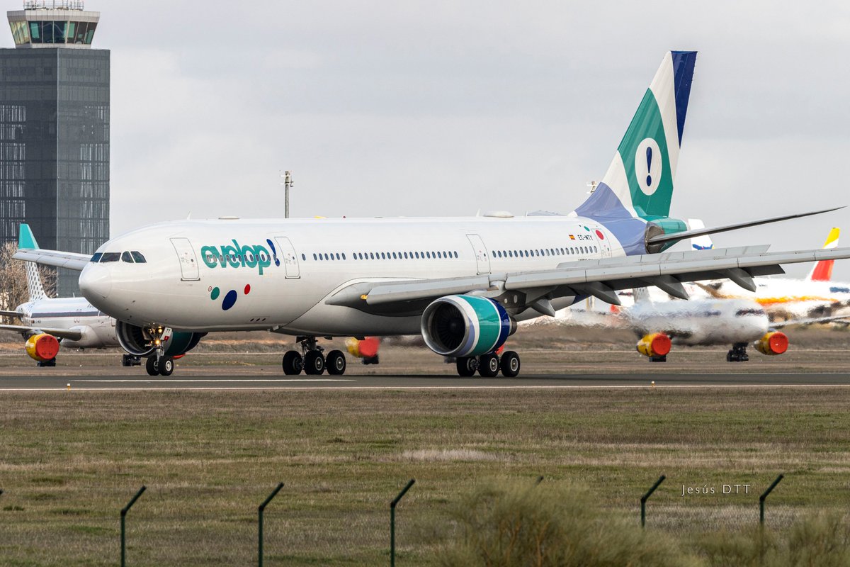 jesusdtt's tweet photo. Última llegada a @CRealAirportCQM #cqm #lerl Airbus A330-223 de @evelopair https://t.co/FG7PF7pIiI
