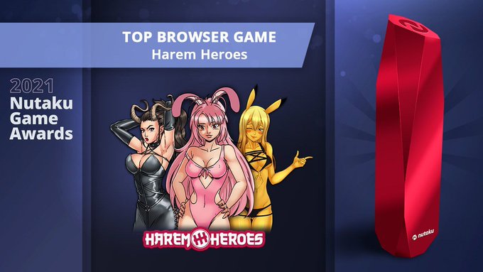 💖 From the bottom of my heart & my bootie I thank you for the support, hero! 🏅🏆
#Harem Heroes won @nutakugames