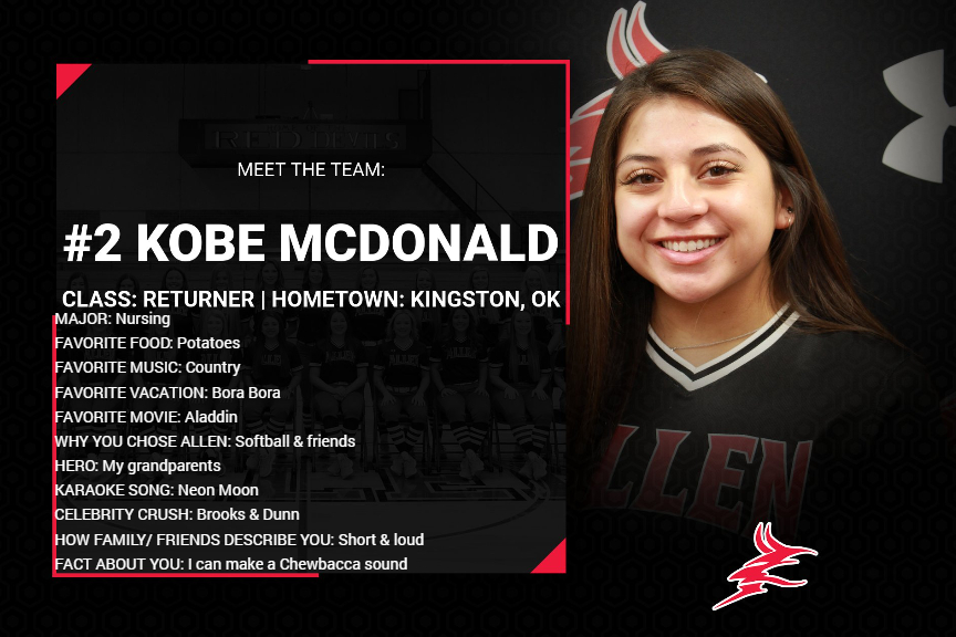 RedDevilSB's tweet photo. 🥎Countdown til Opening Day: 2 Days🥎

Lets meet our returner Kobe McDonald #2 from Kingston, OK! #AllenPride @KmMckobe https://t.co/p2xgTUBMOJ
